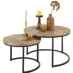 Online Salontafelset Lunata 55 en 75 cm rond oriënt Woonseries|Salontafel
