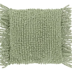 Clearance Sierkussen Canevino 45x45cm lichtgroen Sierkussens