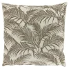 Sale Sierkussen Canosa taupe met palmboomtakken Sierkussens