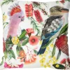 Discount Sierkussen Faicchio vogels 45x45cm roze Sierkussens