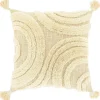 New Sierkussen Foglia 45x45cm dessin 2 naturel Sierkussens