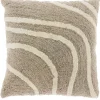 Discount Sierkussen Foglia 45x45cm dessin 10 taupe Sierkussens