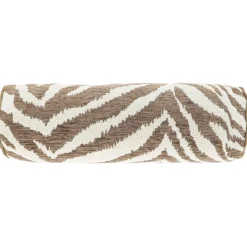 Online Sierkussen Foglia 15x45cm rol taupe Sierkussens