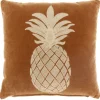 Sierkussen Gorduno ananas 45x45cm camel Sierkussens