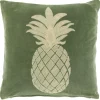 Online Sierkussen Gorduno ananas 45x45cm groen Sierkussens