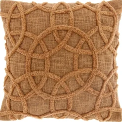 Clearance Sierkussen Rovio 45x45cm camel Sierkussens