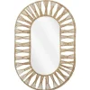Best Spiegel Capolago ovaal 86x58 cm L lichtbruin Spiegels