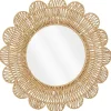 Clearance Spiegel Novellara rond 60 cm bruin large Spiegels