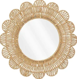 Clearance Spiegel Novellara rond 60 cm bruin large Spiegels
