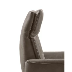 Hot Sta-op stoel Seduto elektrisch microleder bruin Relaxfauteuil