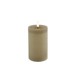 Hot Stompkaars Benevento Led medium beige rond Kaarsen