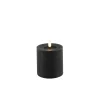Hot Stompkaars Benevento Led small zwart rond Kaarsen