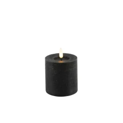 Hot Stompkaars Benevento Led small zwart rond Kaarsen