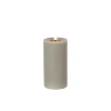 Discount Stompkaars Benevento Led large grijs rond Kaarsen