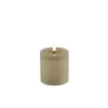 Best Stompkaars Benevento Led small beige rond Kaarsen