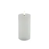 Hot Stompkaars Benevento Led large wit rond Kaarsen