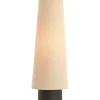 Clearance Tafellamp Dazoi S zwart naturel linnen 1-lichts Tafellamp