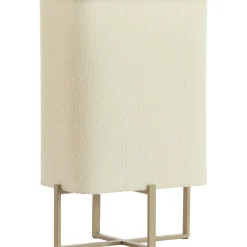 New Tafellamp Focate taupe rechthoek hoog ecru 1-lichts Tafellamp