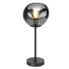 Online Tafellamp Macato zwart smoke glas 1-lichts Tafellamp