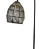 Outlet Tafellamp Marola zwart goud 60x23 cm Tafellamp