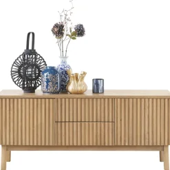 TV-meubel Arrosto eikenhout 58x135x40 cm light roast Woonseries|Tv-Meubel