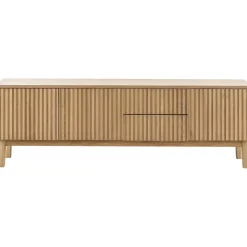 New TV-meubel Arrosto eikenhout 58x180x40 cm light roast Woonseries|Tv-Meubel