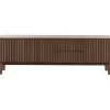 Outlet TV-meubel Arrosto eikenhout 58x180x40 cm Dark Roast Tv-Meubel|Woonseries