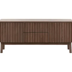 Discount TV-meubel Arrosto eikenhout 58x135x40 cm Dark Roast Woonseries|Tv-Meubel