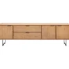Tv-meubel Aska (195 Cm) teak naturel brushed Woonseries|Tv-Meubel