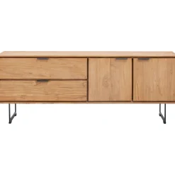 Tv-meubel Aska (157 Cm) teak naturel brushed Woonseries|Tv-Meubel
