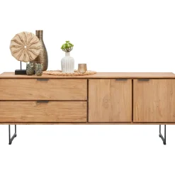 Tv-meubel Aska (157 Cm) teak naturel brushed Woonseries|Tv-Meubel