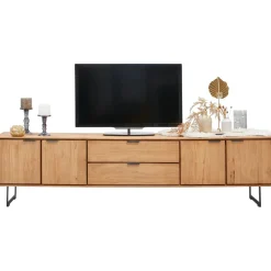 Clearance Tv-meubel Aska (234 Cm) teak naturel brushed Woonseries|Tv-Meubel