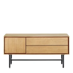 TV-meubel Belvio 125 cm light oak Woonseries|Tv-Meubel
