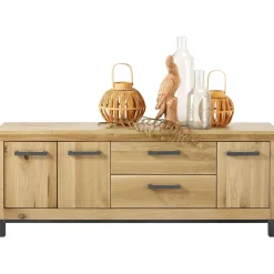 Sale TV-meubel Hevano (162 Cm) eikenhout Woonseries|Tv-Meubel
