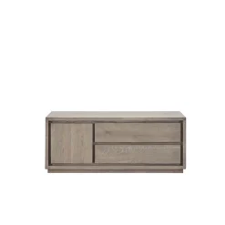 Discount TV-meubel Lavio (125 cm) eiken slate Woonseries|Tv-Meubel