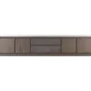 Tv-meubel Lavio grafiet eikenhout 242 cm Woonseries|Tv-Meubel