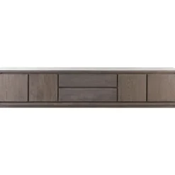 Tv-meubel Lavio grafiet eikenhout 242 cm Woonseries|Tv-Meubel