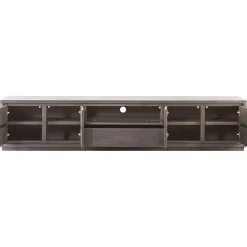 Tv-meubel Lavio grafiet eikenhout 242 cm Woonseries|Tv-Meubel