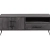 Discount TV-meubel Piastra 126 cm zwart Woonseries|Tv-Meubel