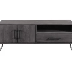 Discount TV-meubel Piastra 126 cm zwart Woonseries|Tv-Meubel