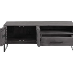 Discount TV-meubel Piastra 126 cm zwart Woonseries|Tv-Meubel