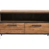 Best TV-meubel Romaro (100 Cm) teakhout mix rough Woonseries|Tv-Meubel