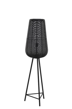 Hot Vloerlamp Barzio mat zwart 1-lichts Vloerlamp