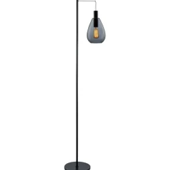 New Vloerlamp Felinio smoke glas 1-lichts hangend Vloerlamp
