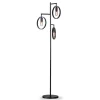 Online Vloerlamp Girare zwart metaal 3-lichts Vloerlamp