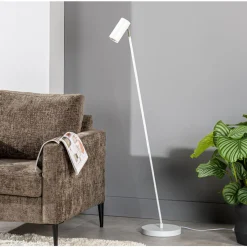 Online Vloerlamp Mirare wit metaal 1-spots Vloerlamp