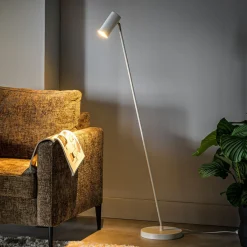 Online Vloerlamp Mirare wit metaal 1-spots Vloerlamp