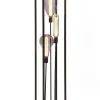 Vloerlamp Tiamo zwart staal 160x25 cm Vloerlamp