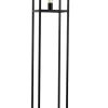 Vloerlamp Tiamo zwart staal 140x28 cm Vloerlamp