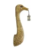 Hot Wandlamp Mozzi struisvogel antiek brons Wandlamp